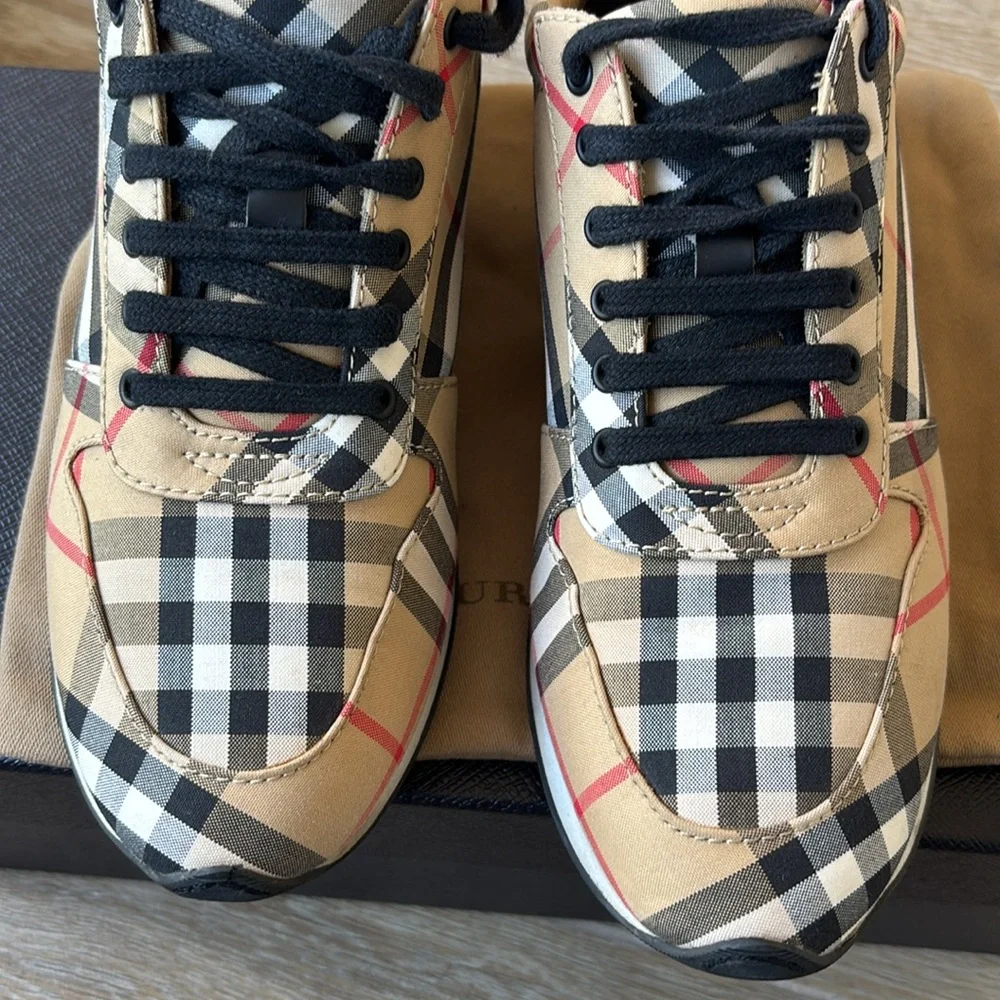 Burberry Vintage Check Sneakers - Picture 6 of 6